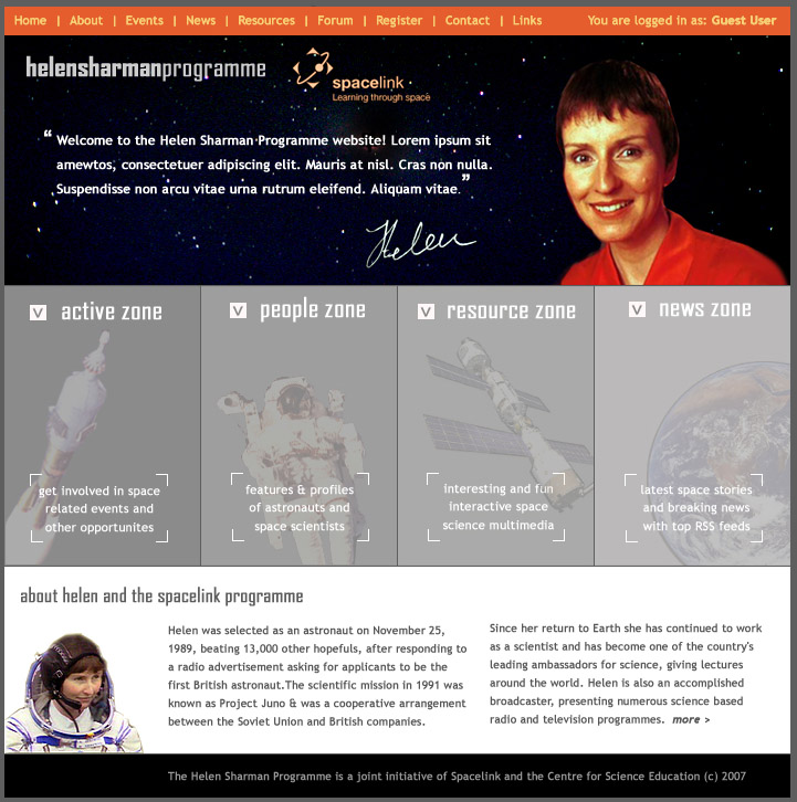 Click to see homepage refit page