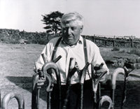 Fred Bentley, shepherd's crook maker